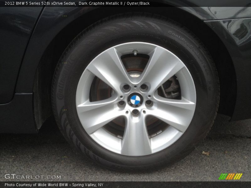 Dark Graphite Metallic II / Oyster/Black 2012 BMW 5 Series 528i xDrive Sedan