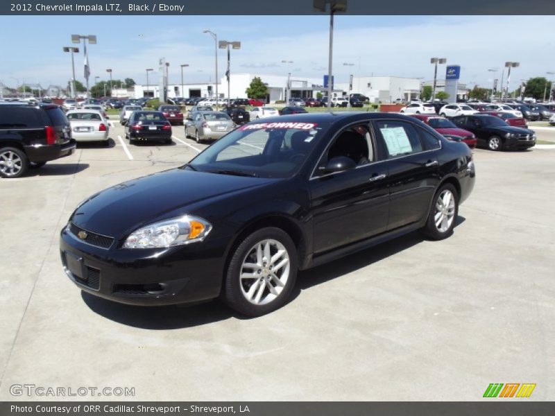 Black / Ebony 2012 Chevrolet Impala LTZ