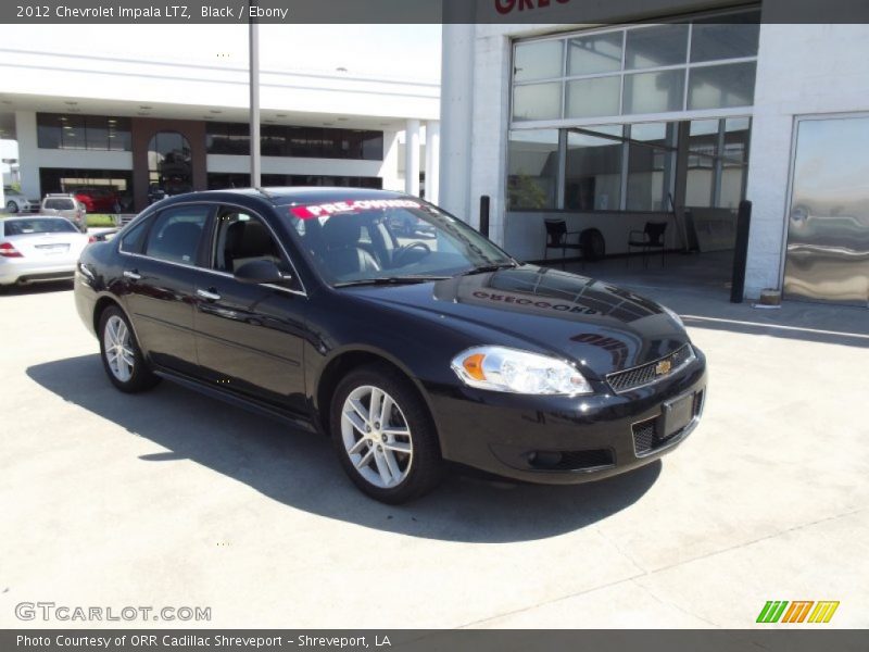 Black / Ebony 2012 Chevrolet Impala LTZ