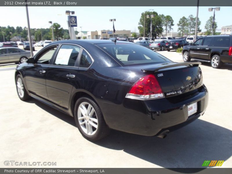 Black / Ebony 2012 Chevrolet Impala LTZ