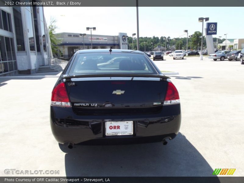 Black / Ebony 2012 Chevrolet Impala LTZ