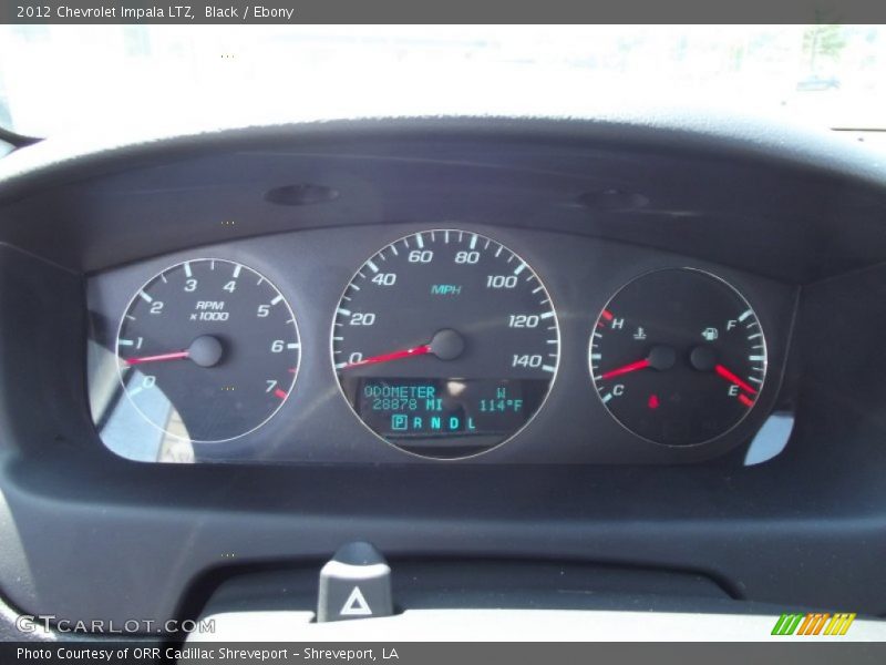 Black / Ebony 2012 Chevrolet Impala LTZ