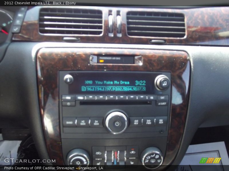Black / Ebony 2012 Chevrolet Impala LTZ