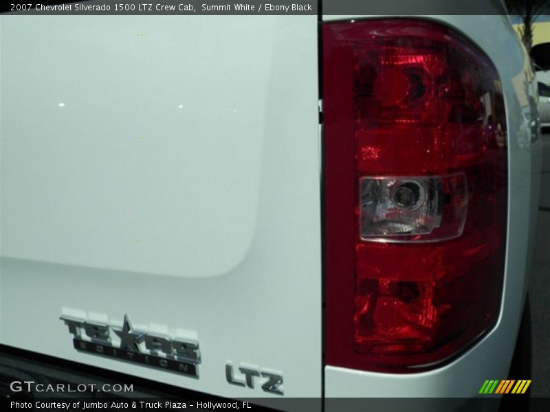 Summit White / Ebony Black 2007 Chevrolet Silverado 1500 LTZ Crew Cab