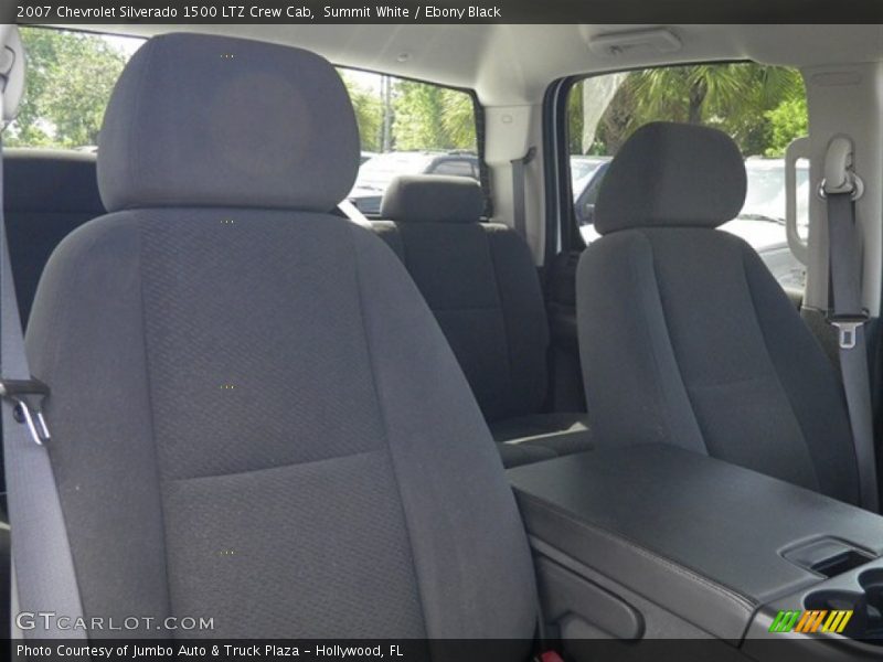 Summit White / Ebony Black 2007 Chevrolet Silverado 1500 LTZ Crew Cab