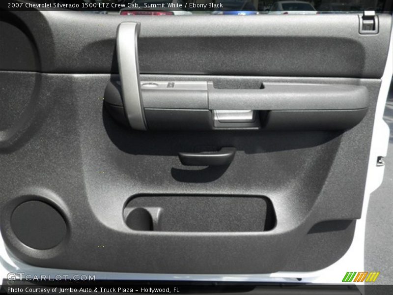 Summit White / Ebony Black 2007 Chevrolet Silverado 1500 LTZ Crew Cab