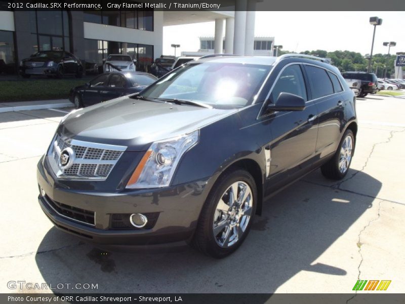 Gray Flannel Metallic / Titanium/Ebony 2012 Cadillac SRX Performance