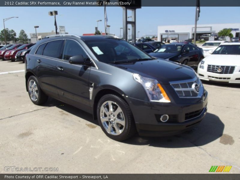 Gray Flannel Metallic / Titanium/Ebony 2012 Cadillac SRX Performance