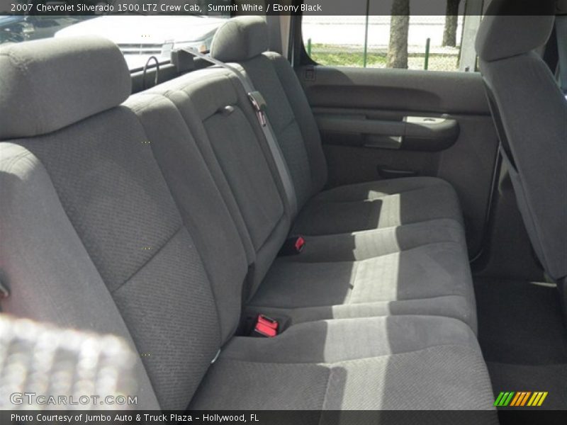 Summit White / Ebony Black 2007 Chevrolet Silverado 1500 LTZ Crew Cab