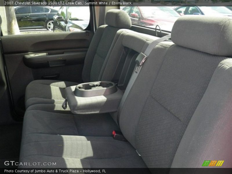 Summit White / Ebony Black 2007 Chevrolet Silverado 1500 LTZ Crew Cab