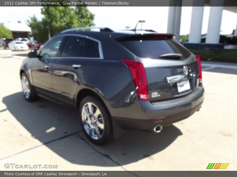Gray Flannel Metallic / Titanium/Ebony 2012 Cadillac SRX Performance