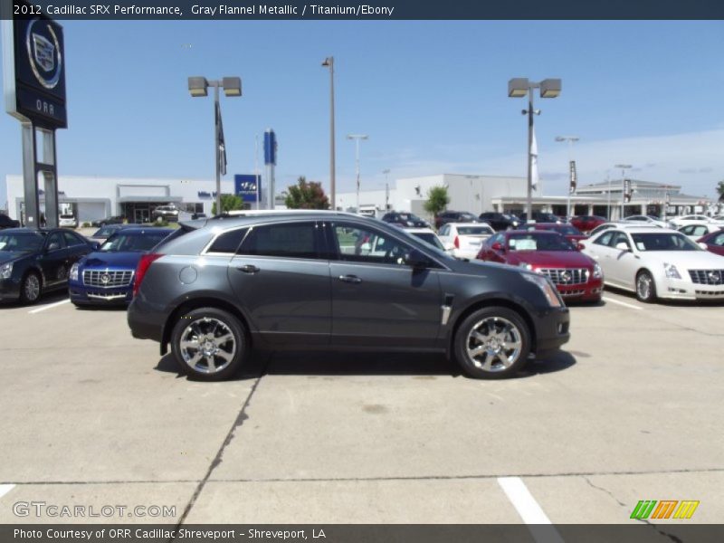 Gray Flannel Metallic / Titanium/Ebony 2012 Cadillac SRX Performance