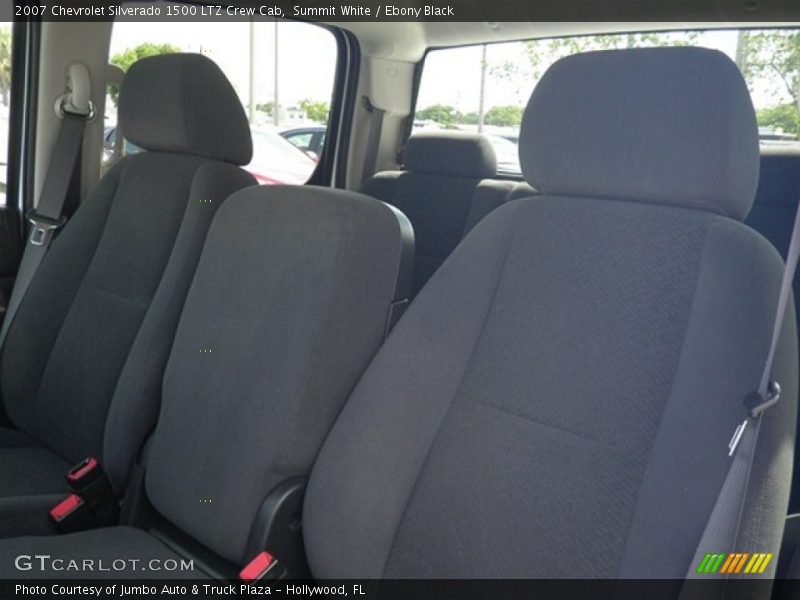 Summit White / Ebony Black 2007 Chevrolet Silverado 1500 LTZ Crew Cab
