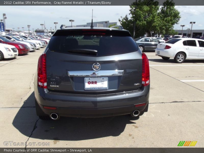 Gray Flannel Metallic / Titanium/Ebony 2012 Cadillac SRX Performance