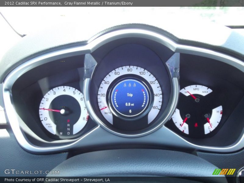 Gray Flannel Metallic / Titanium/Ebony 2012 Cadillac SRX Performance