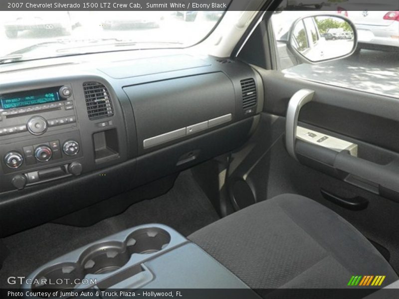 Summit White / Ebony Black 2007 Chevrolet Silverado 1500 LTZ Crew Cab