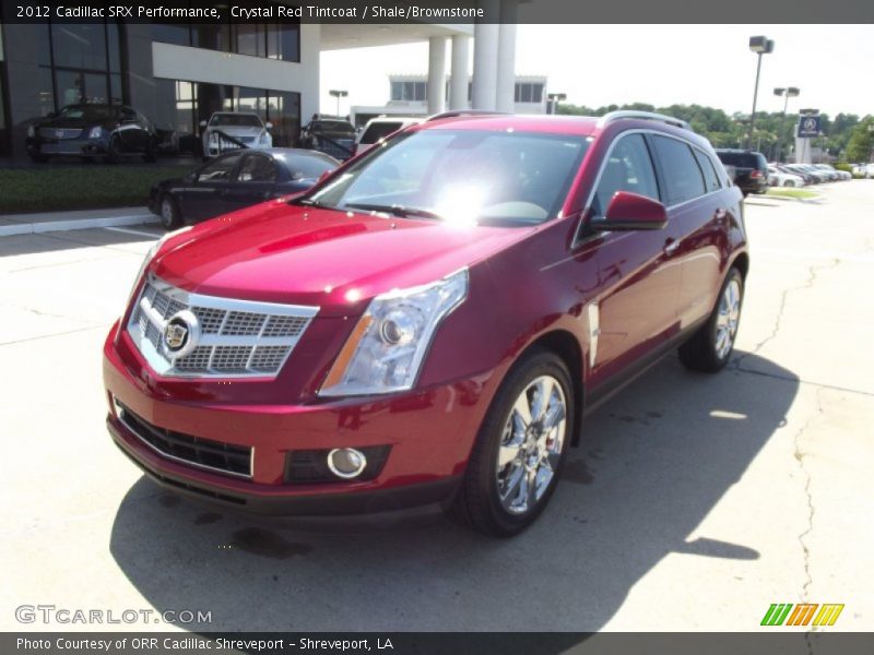 Crystal Red Tintcoat / Shale/Brownstone 2012 Cadillac SRX Performance