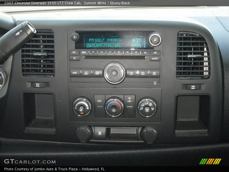 Summit White / Ebony Black 2007 Chevrolet Silverado 1500 LTZ Crew Cab