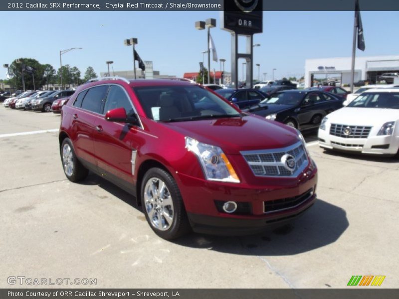 Crystal Red Tintcoat / Shale/Brownstone 2012 Cadillac SRX Performance