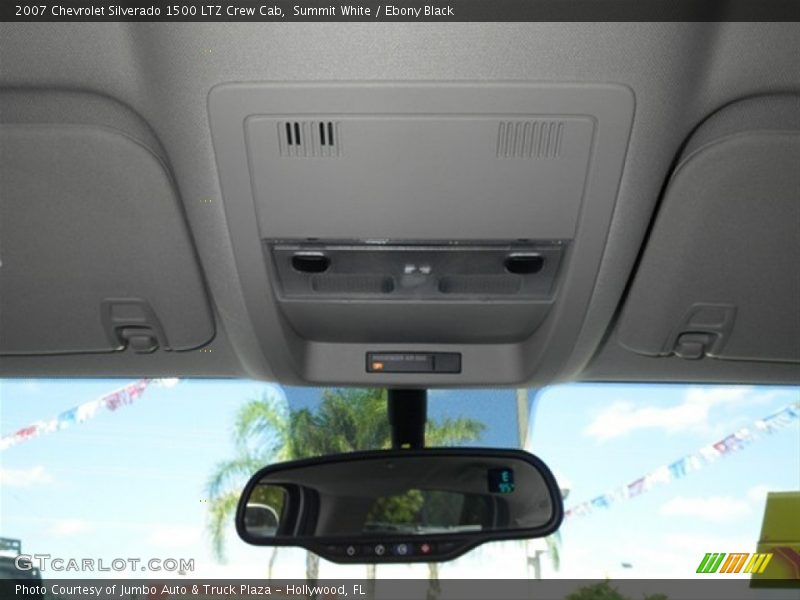 Summit White / Ebony Black 2007 Chevrolet Silverado 1500 LTZ Crew Cab