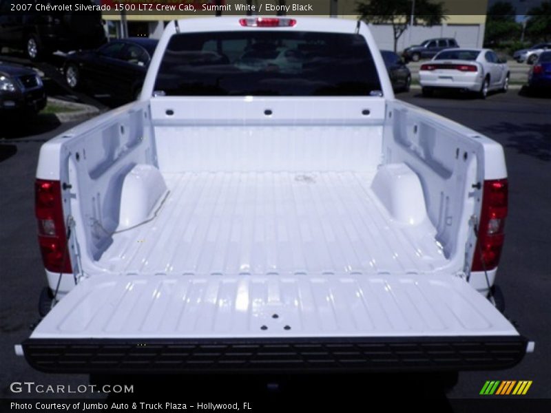 Summit White / Ebony Black 2007 Chevrolet Silverado 1500 LTZ Crew Cab