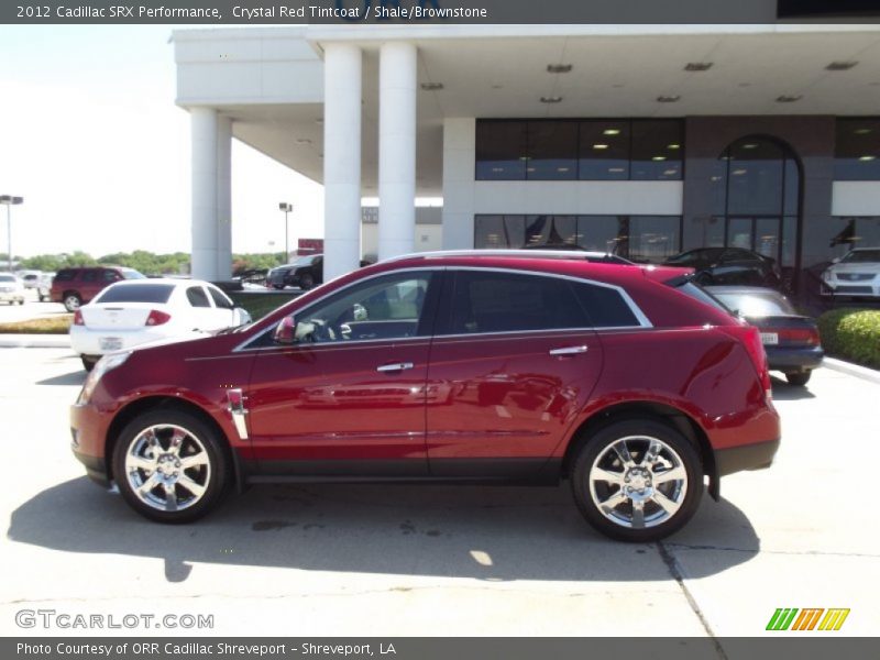 Crystal Red Tintcoat / Shale/Brownstone 2012 Cadillac SRX Performance