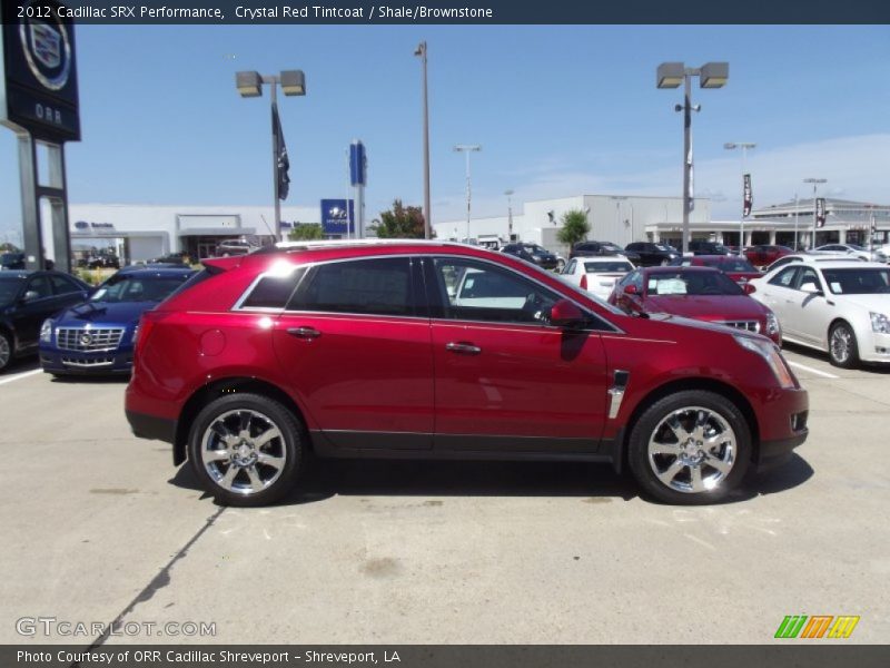 Crystal Red Tintcoat / Shale/Brownstone 2012 Cadillac SRX Performance