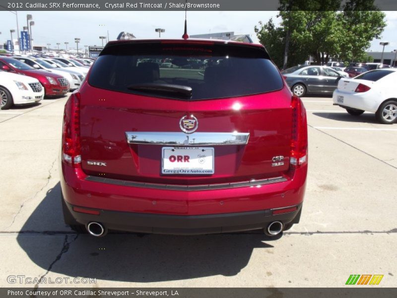 Crystal Red Tintcoat / Shale/Brownstone 2012 Cadillac SRX Performance