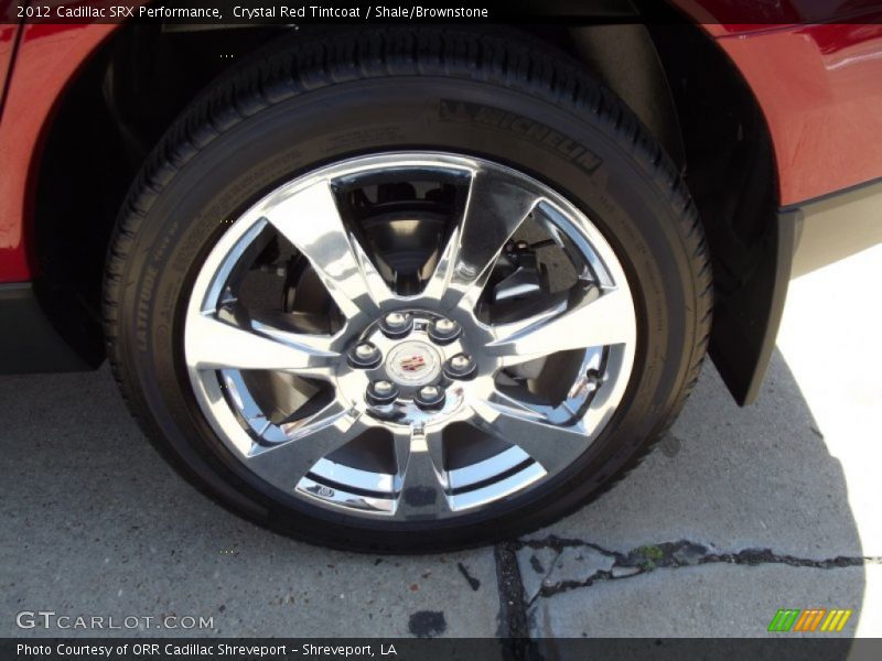 Crystal Red Tintcoat / Shale/Brownstone 2012 Cadillac SRX Performance