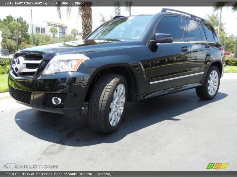 Black / Black 2012 Mercedes-Benz GLK 350