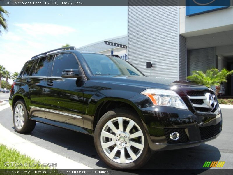 Black / Black 2012 Mercedes-Benz GLK 350