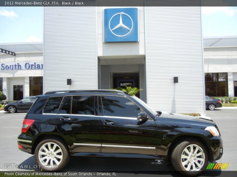 Black / Black 2012 Mercedes-Benz GLK 350