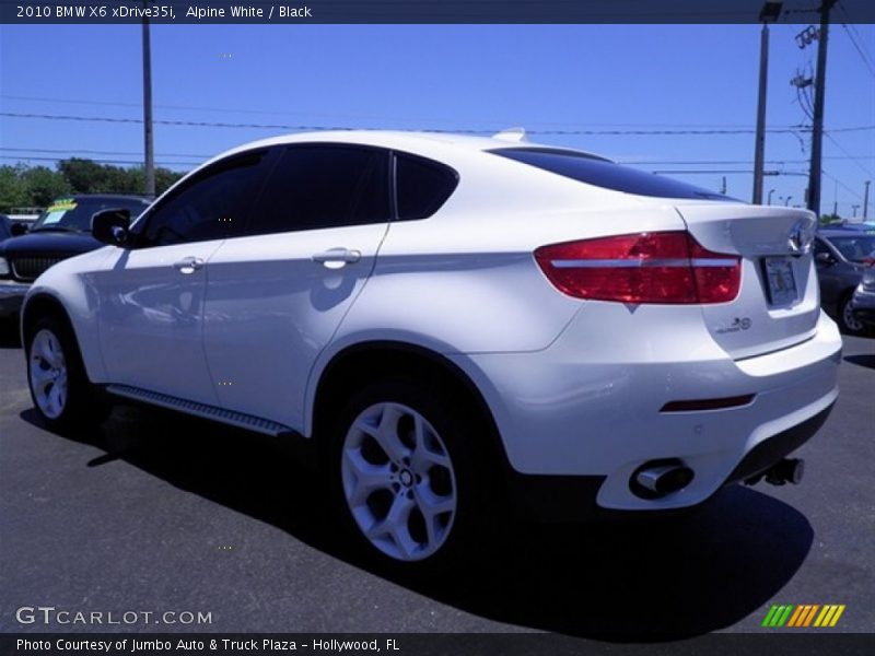 Alpine White / Black 2010 BMW X6 xDrive35i