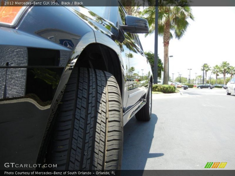 Black / Black 2012 Mercedes-Benz GLK 350