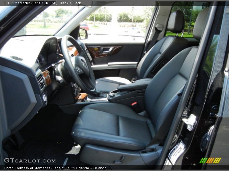 Black / Black 2012 Mercedes-Benz GLK 350