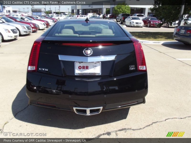Black Raven / Cashmere/Cocoa 2012 Cadillac CTS Coupe
