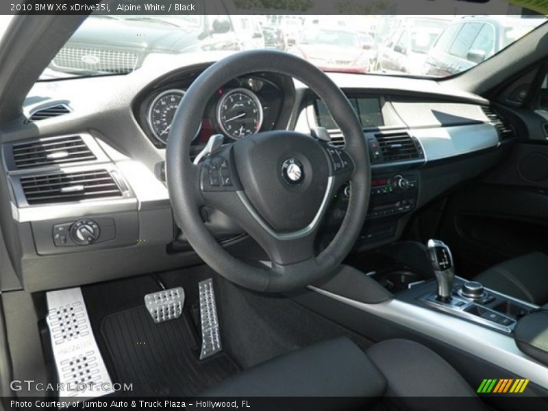 Alpine White / Black 2010 BMW X6 xDrive35i