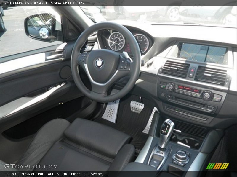 Alpine White / Black 2010 BMW X6 xDrive35i
