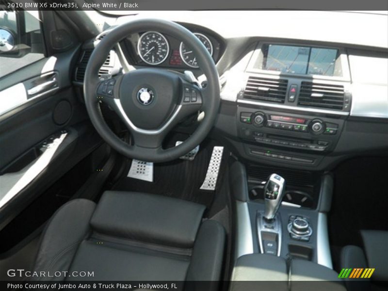 Alpine White / Black 2010 BMW X6 xDrive35i