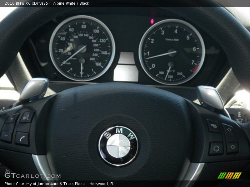 Alpine White / Black 2010 BMW X6 xDrive35i