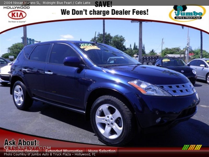 Midnight Blue Pearl / Cafe Latte 2004 Nissan Murano SL