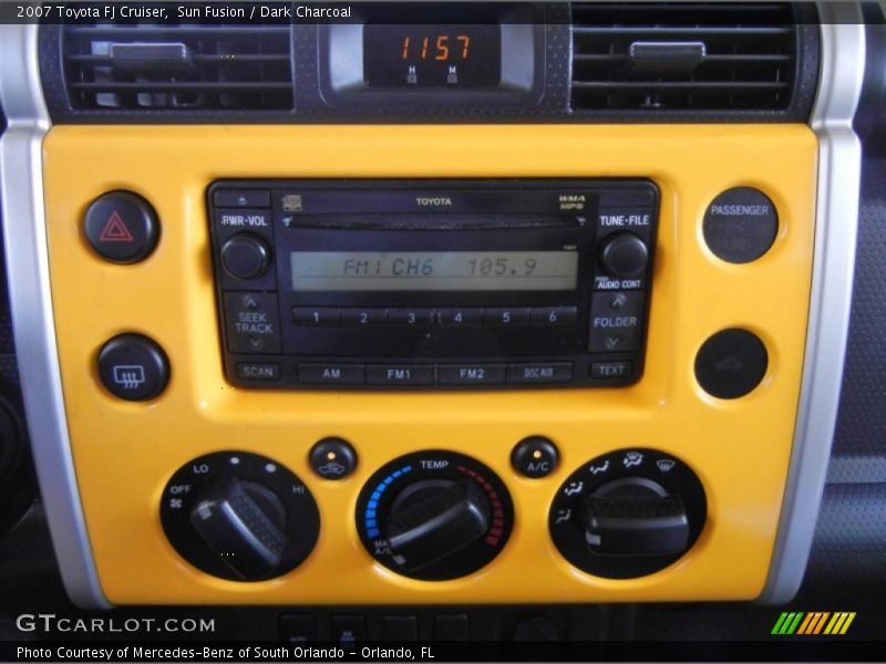 Sun Fusion / Dark Charcoal 2007 Toyota FJ Cruiser