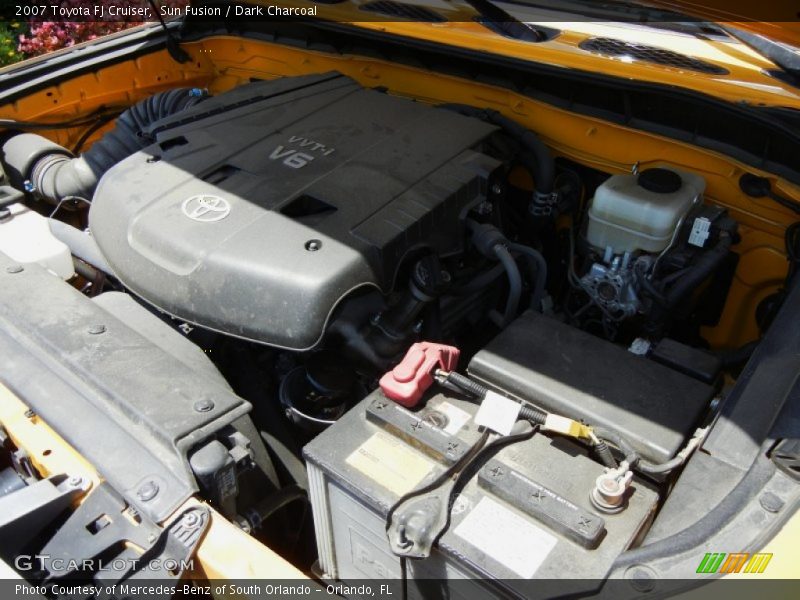Sun Fusion / Dark Charcoal 2007 Toyota FJ Cruiser