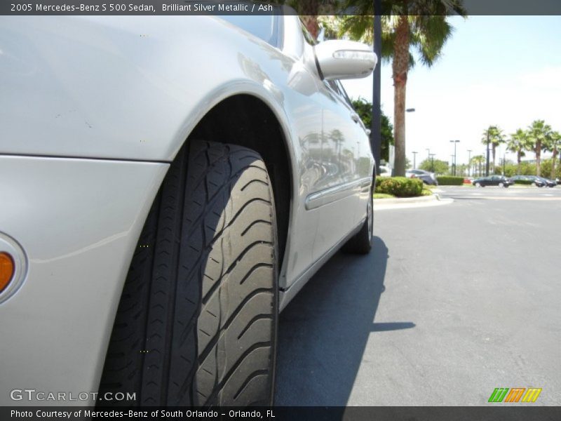 Brilliant Silver Metallic / Ash 2005 Mercedes-Benz S 500 Sedan