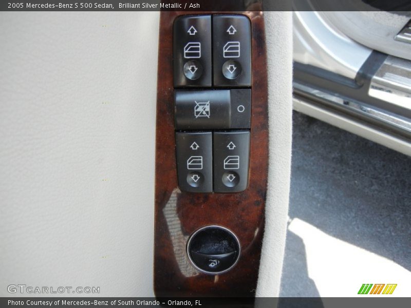 Brilliant Silver Metallic / Ash 2005 Mercedes-Benz S 500 Sedan