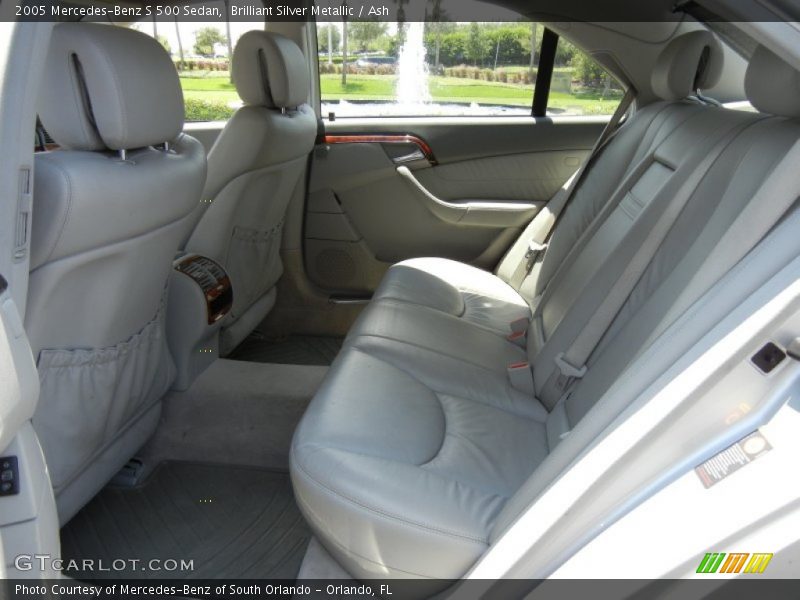 Brilliant Silver Metallic / Ash 2005 Mercedes-Benz S 500 Sedan