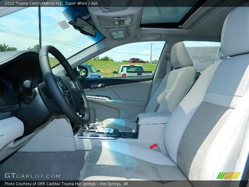 Super White / Ash 2012 Toyota Camry Hybrid XLE