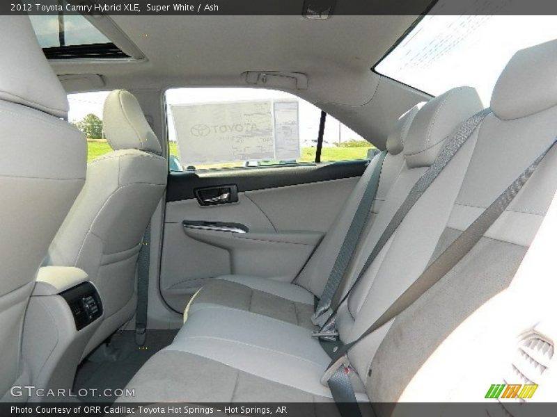 Super White / Ash 2012 Toyota Camry Hybrid XLE