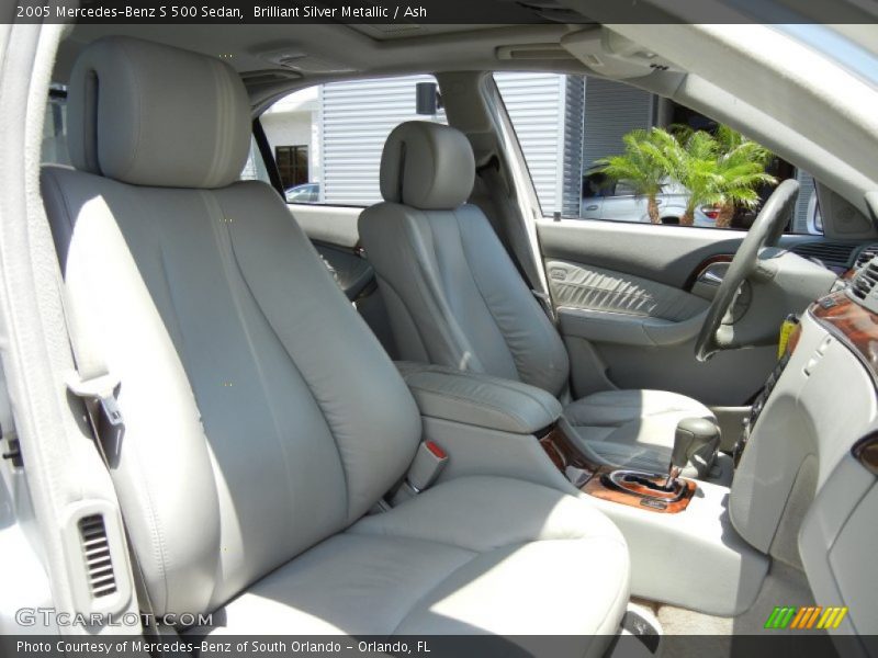 Brilliant Silver Metallic / Ash 2005 Mercedes-Benz S 500 Sedan