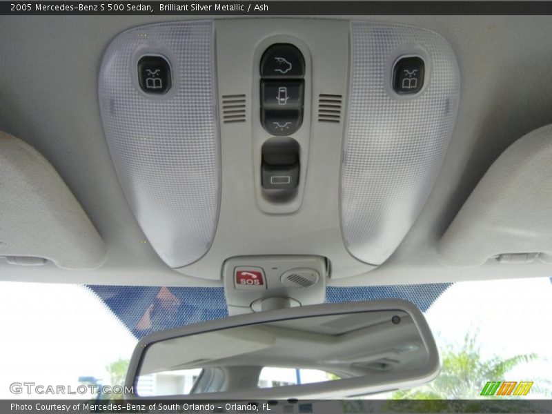 Brilliant Silver Metallic / Ash 2005 Mercedes-Benz S 500 Sedan